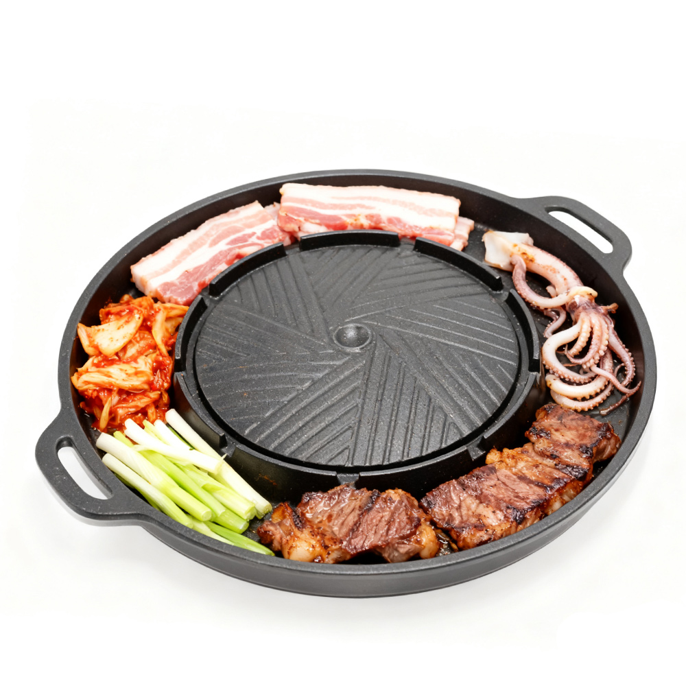 Camping Cooking Pot - KOSUN Korean BBQ Grill Pan 2