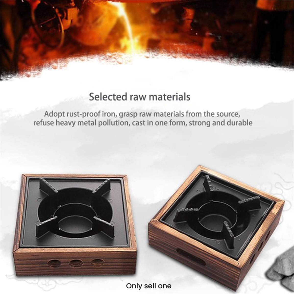 Japanese Camping Cooking - Japanese Style Design Hot Pot, Hanging