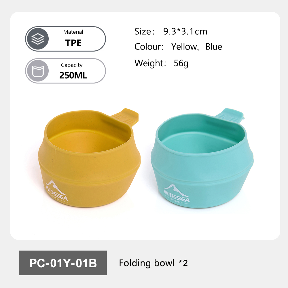 Camp Cutting Board - Widesea Camping 250ml Soft Folding Cup