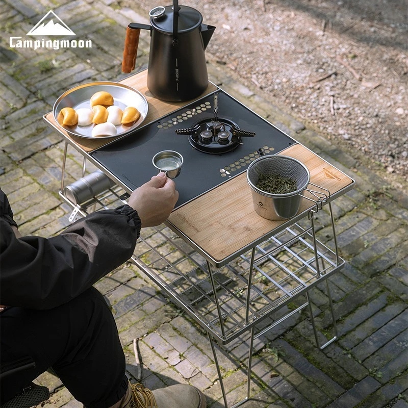 TRIMIX Portable Camping IGT Ko - Camping Cooking Table With Windshield recension och pris