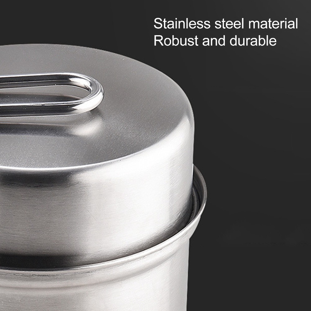 Durable Stainless Steel Campin - Camping Cooking Set recension och pris