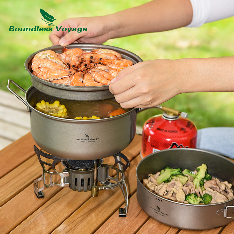 Boundless Voyage Titanium Stea - Camping Cooking Rice recension och pris