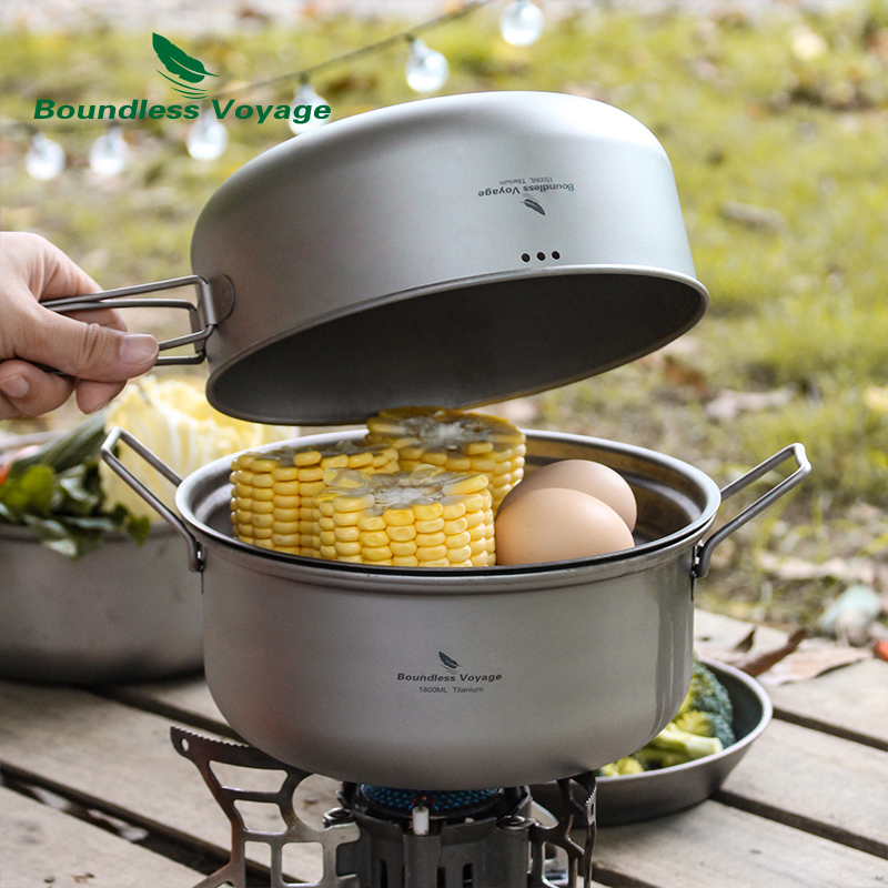 Boundless Voyage Titanium Stea - Camping Cooking Rice recension och pris