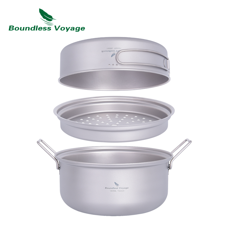 Boundless Voyage Titanium Stea - Camping Cooking Rice recension och pris
