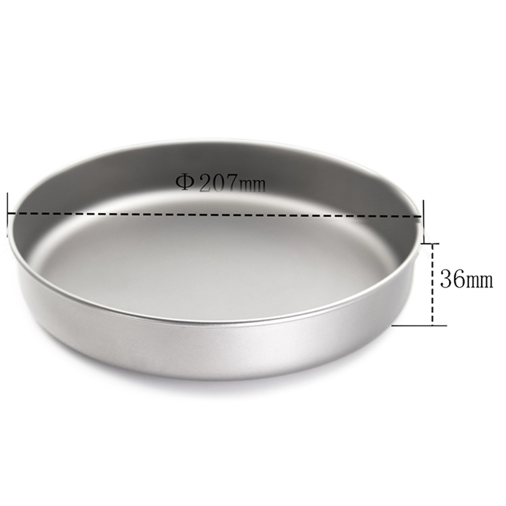 Ultralight Pure Ti Frypan Pot  - Camping Cooking Pot recension och pris