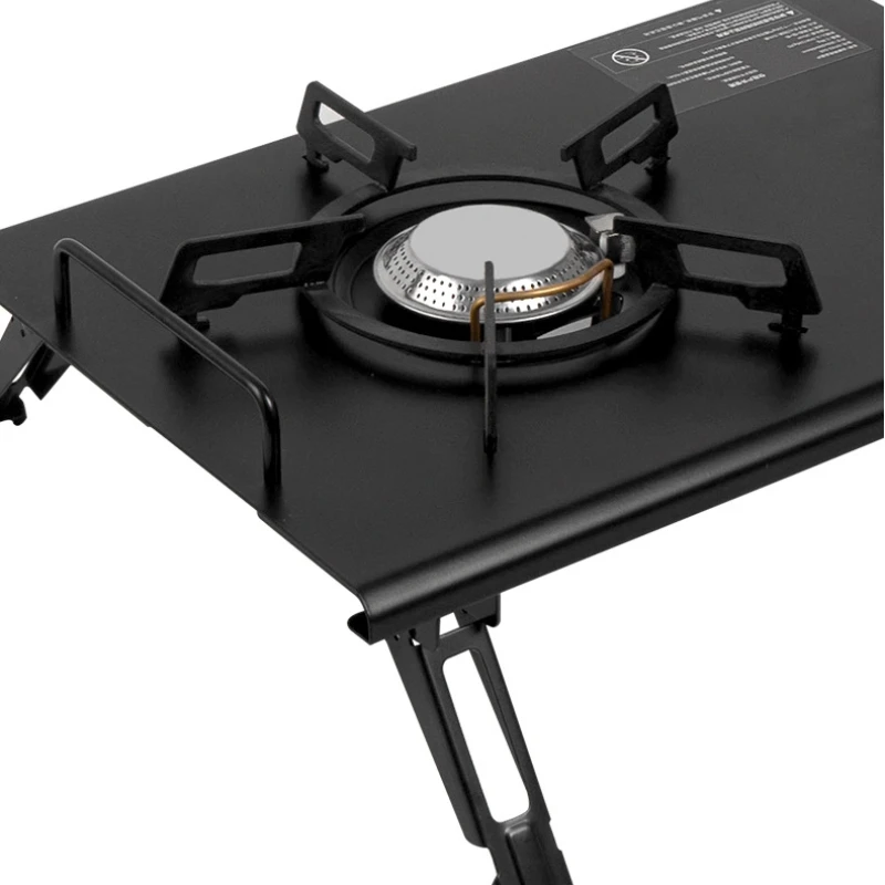 Outdoor Portable Folding Gas S - Camping Cooking Table With Windshield recension och pris