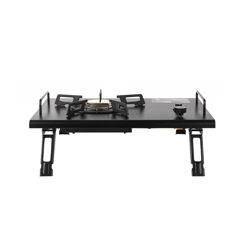 Outdoor Portable Folding Gas S - Camping Cooking Table With Windshield recension och pris