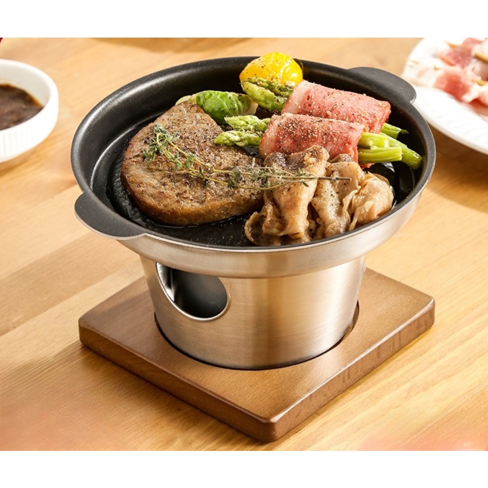 Mini BBQ Korean Desktop BBQ No - Japanese Camping Cooking recension och pris
