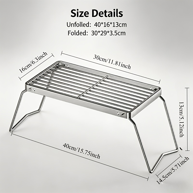 Portable Foldable Stainless Ca - Camping Cooking Pot recension och pris
