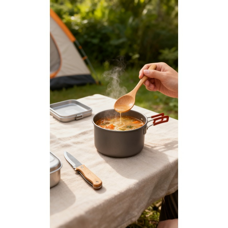 Japanese Wooden Spoon for Tea  - Japanese Camping Cooking recension och pris