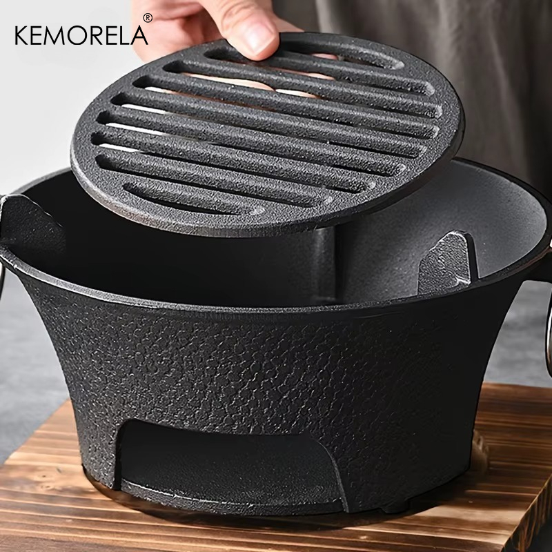 1Set Cast Iron Charcoal Stove  - Japanese Camping Cooking recension och pris