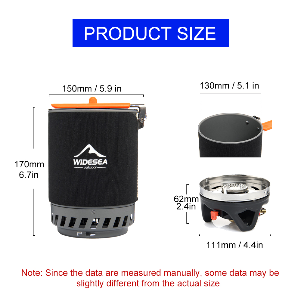Widesea Camping Cooking System - Camping Cooking Set recension och pris