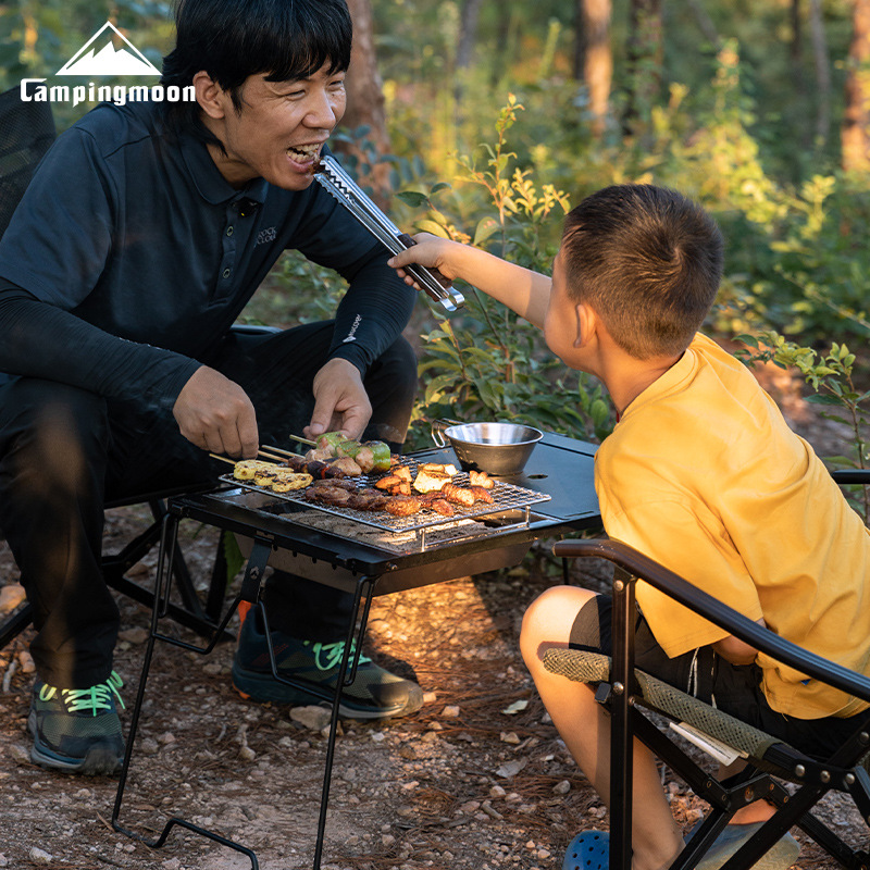 CAMPINGMOON UG-1 IGT Carbon Gr - Camping Cooking Table With Windshield recension och pris