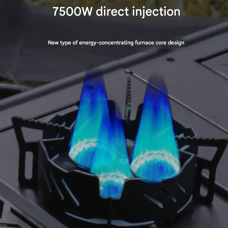 Mini Split Gas Stove Half Unit - Camping Cooking Table With Windshield recension och pris