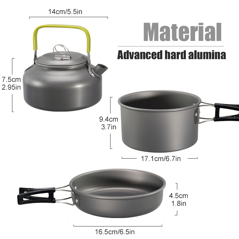 WESTTUNE Camping Cookware Kit  - Camping Cooking Rice recension och pris