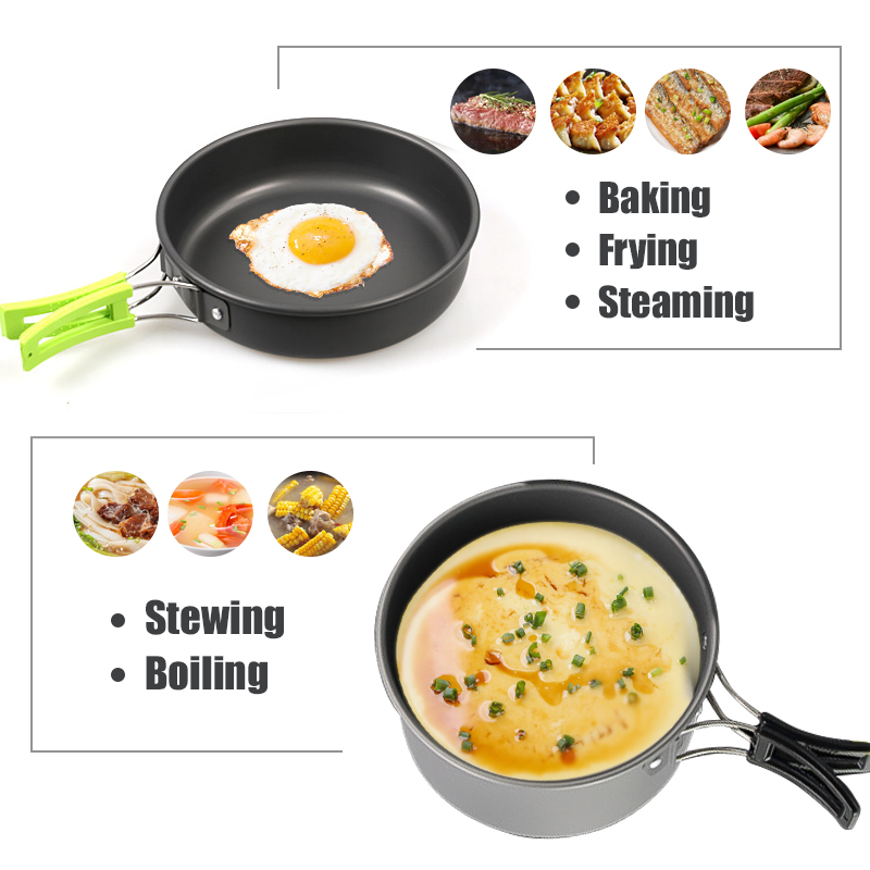 WESTTUNE Camping Cookware Kit  - Camping Cooking Rice recension och pris