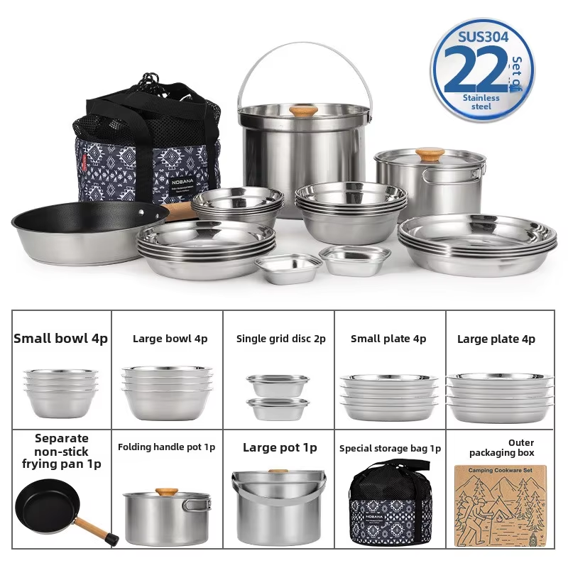 NOBANA Newest Outdoor Stainles - Camping Cooking Rice recension och pris