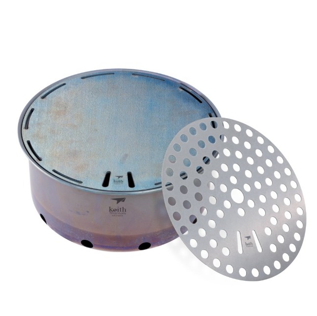 Outdoor Titanium Portable Flat - Camping Cooking Table With Windshield recension och pris