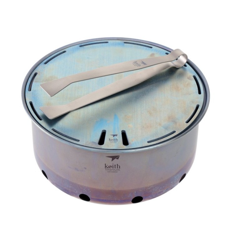 Outdoor Titanium Portable Flat - Camping Cooking Table With Windshield recension och pris