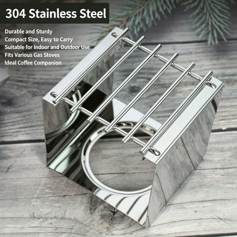 Stainless Steel Square Coffee  - Camping Cooking Set recension och pris