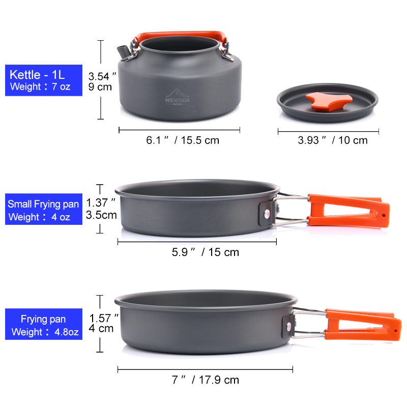 Widesea Camping Outdoor Cookwa - Camping Cooking Rice recension och pris