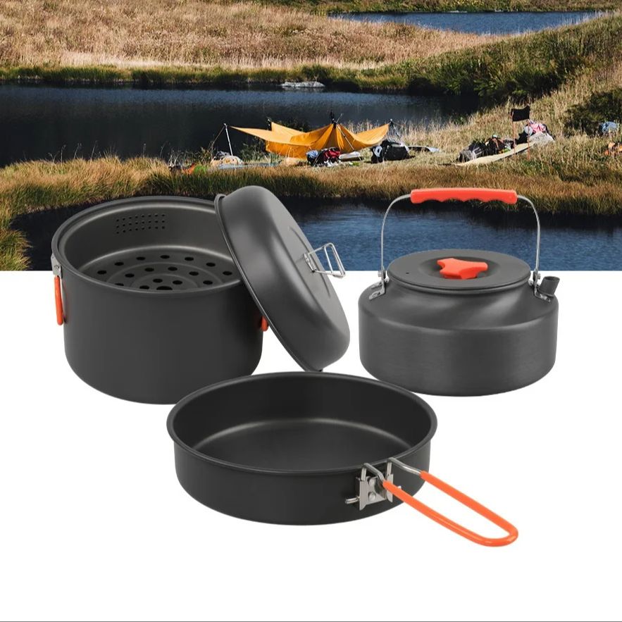 Outdoor Cookware Set Camping C - Camping Cooking Set recension och pris