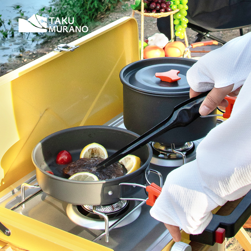 Camping Cookware Set Outdoor C - Camping Cooking Rice recension och pris