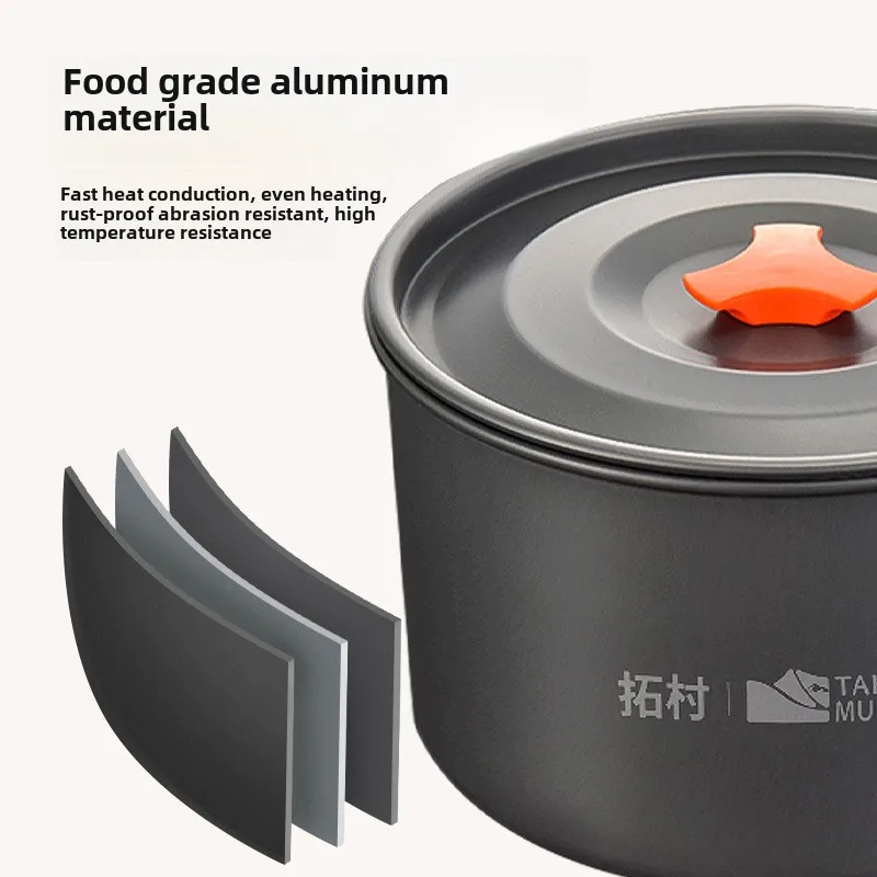 Camping Cookware Set Outdoor C - Camping Cooking Rice recension och pris