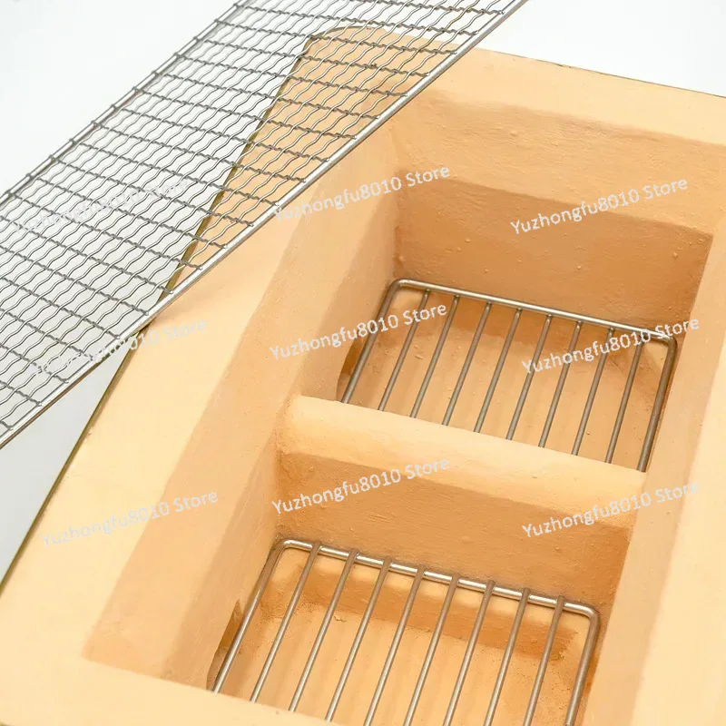 Large Rectangle Charcoal Grill - Japanese Camping Cooking recension och pris