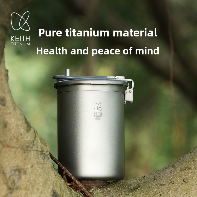 Keith Pure Titanium Outdoor Pr - Camping Cooking Rice recension och pris