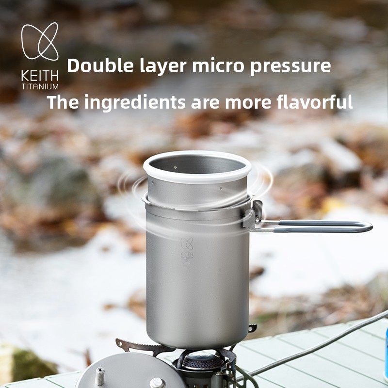 Keith Pure Titanium Outdoor Pr - Camping Cooking Rice recension och pris