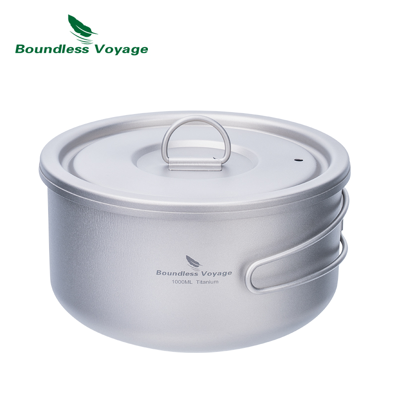 Boundless Voyage Titanium Camp - Camping Cooking Pot recension och pris