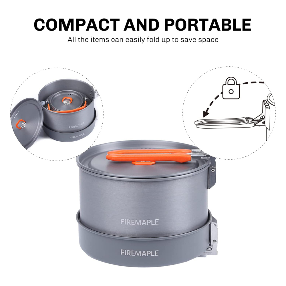 Fire Maple Camping Cookware Ut - Camping Cooking Rice recension och pris