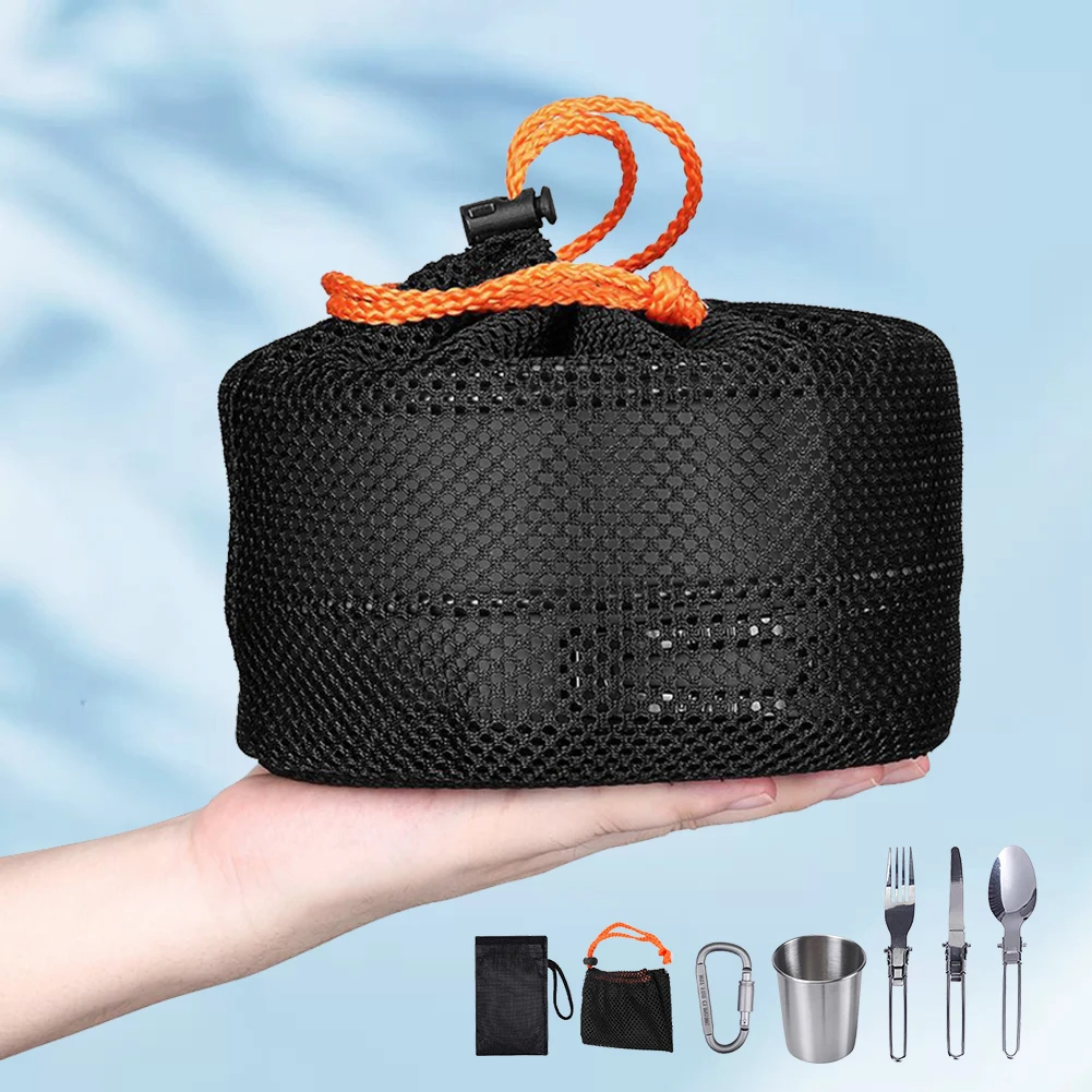 Camping Cookware Kit Kettle Po - Camping Cooking Set recension och pris
