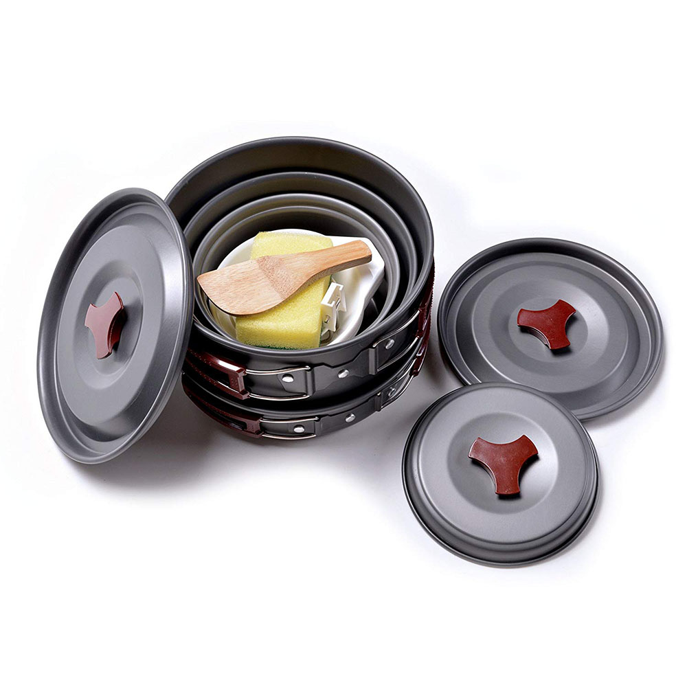 Outdoor Camping Cookware Kit N - Camping Cooking Rice recension och pris