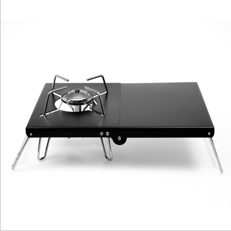 Camping Burner Stove Stand Tab - Camping Cooking Table With Windshield recension och pris