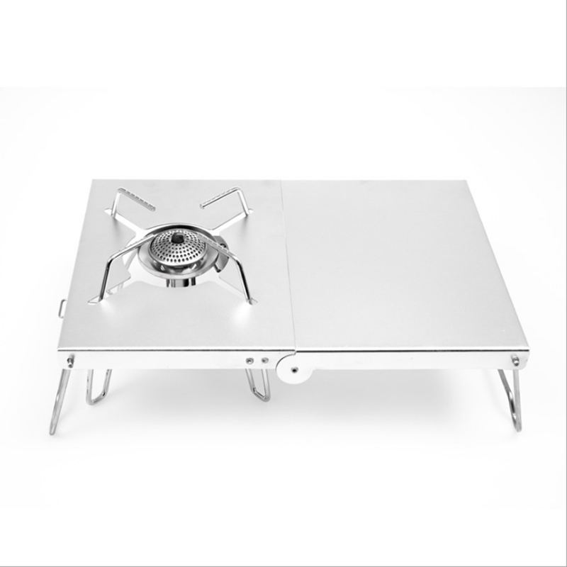 Camping Burner Stove Stand Tab - Camping Cooking Table With Windshield recension och pris