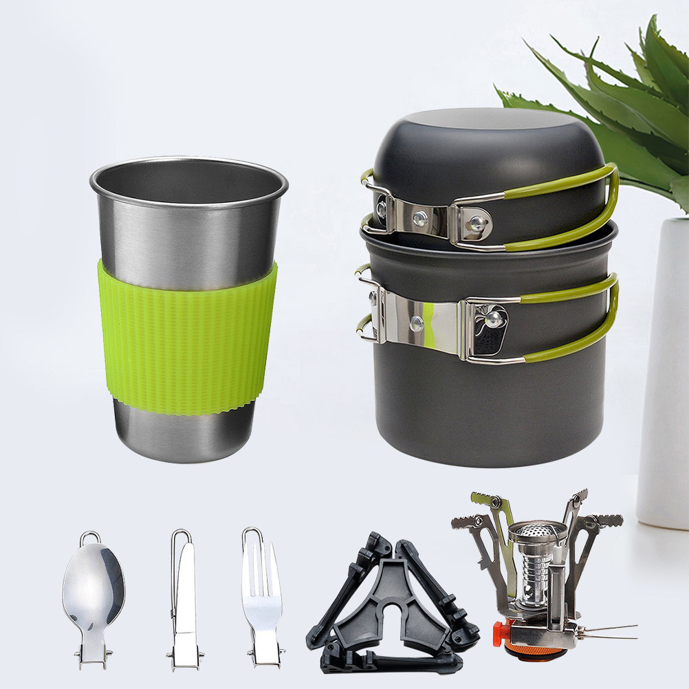 Outdoor Camping Cookware Set L - Camping Cooking Set recension och pris
