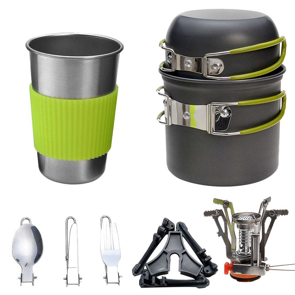 Outdoor Camping Cookware Set L - Camping Cooking Set recension och pris